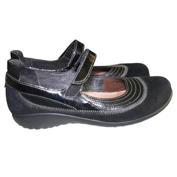 Naot Kirei Black leather Mary Jane size 8.5 - Picture 1 of 11